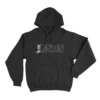 One Way To Heaven Jesus Unisex Hoodie Black